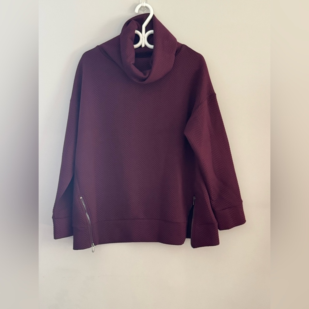 GAP Burgundy Cowl Neck Sweater